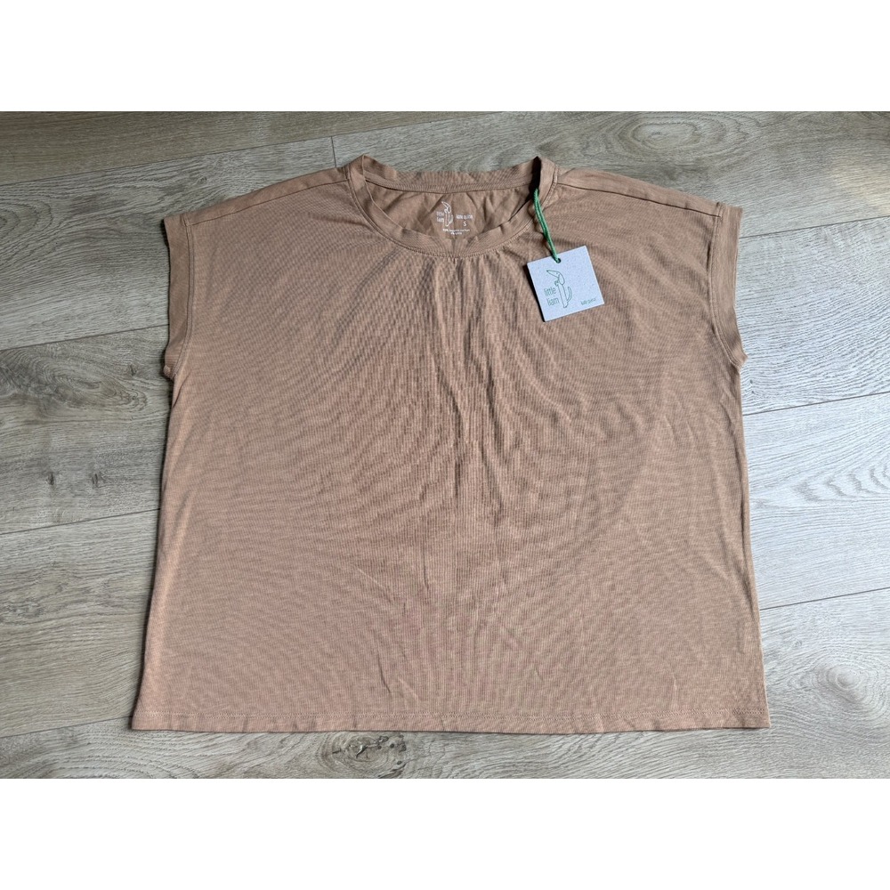NWT Kate Quinn short sleeve essential tee organic cotton lycra little liam sz S - Picture 1 of 10
